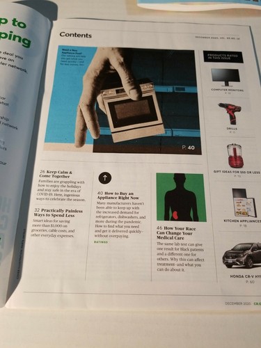 Consumer Reports Magazine December 2020 How to Connect and Stay Safe - Picture 2 of 3