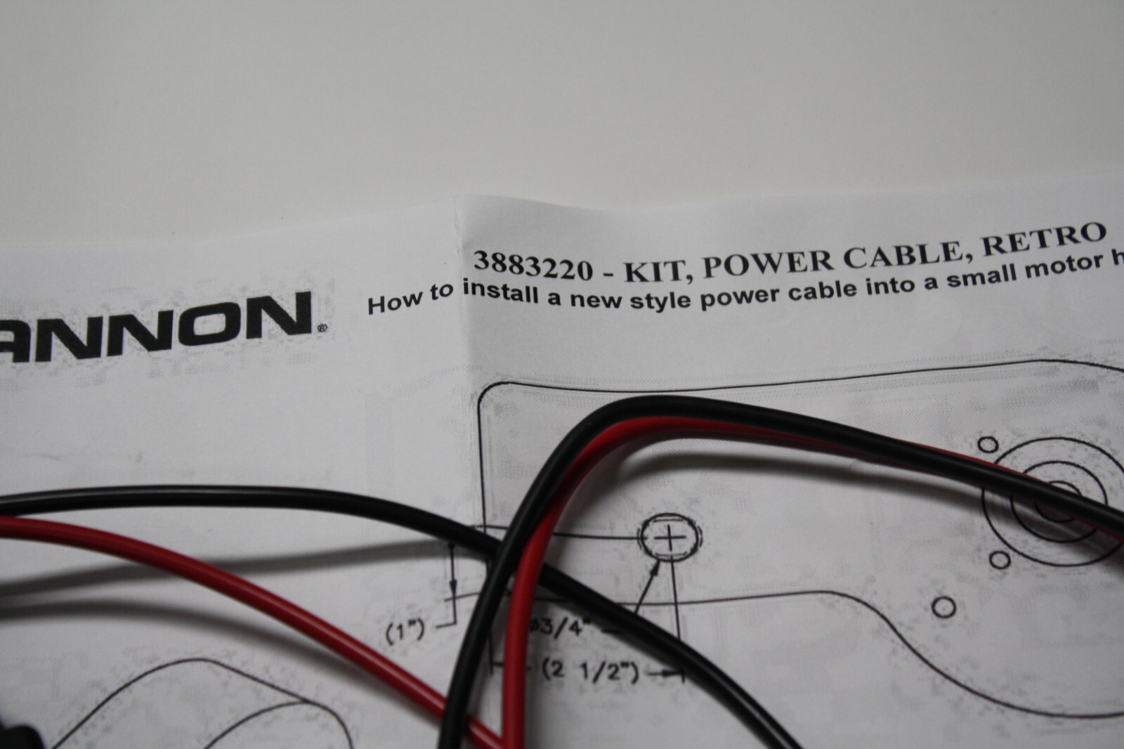 3883220 Cannon Downrigger RETRO POWER CABLE KIT 3883220 eBay