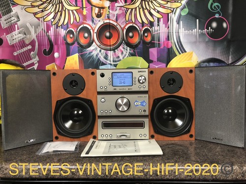 Pure DMX-50 MICRO SYSTEM + REMOTE + BLUETOOTH N/MINT SERVICED RARE L@@K FREE P+P
