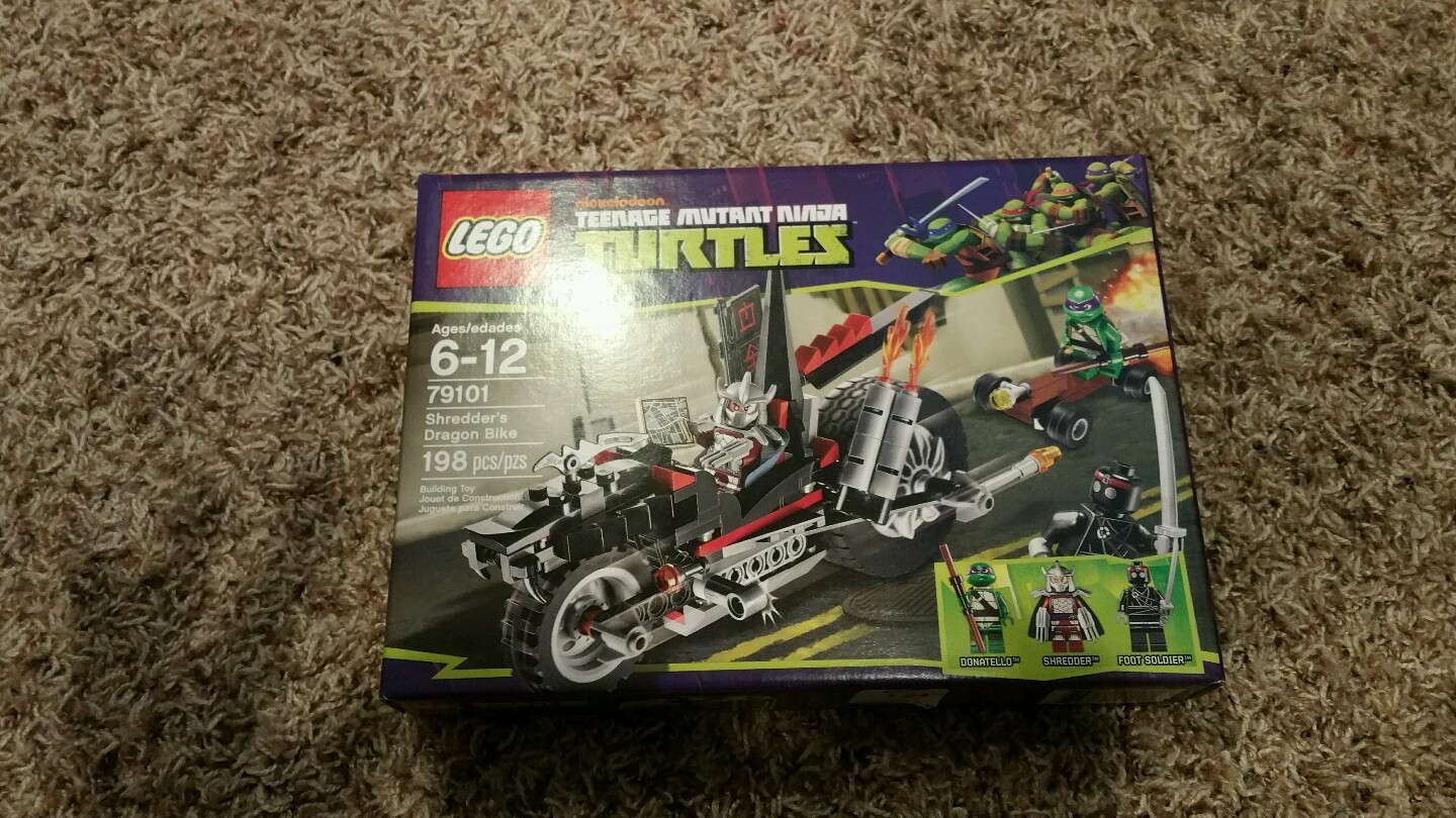 LEGO 79101 TEENAGE MUTANT NINJA TURTLES SHREDDERS DRAGON BIKE NEW IN BOX LEGO 79101 TEENAGE MUTANT NINJA TURTLES SHREDDERS DRAGON BIKE NEW IN BOX
