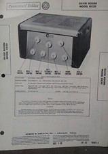 Vintage Photofact David Bogen Model HX30