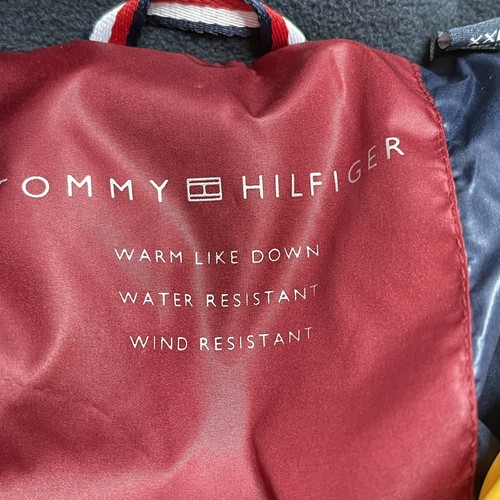Tommy Hilfiger Winter Hooded Puffer Jacket Ultra Loft Yellow Mens' Sz XXL $225 - Picture 3 of 12