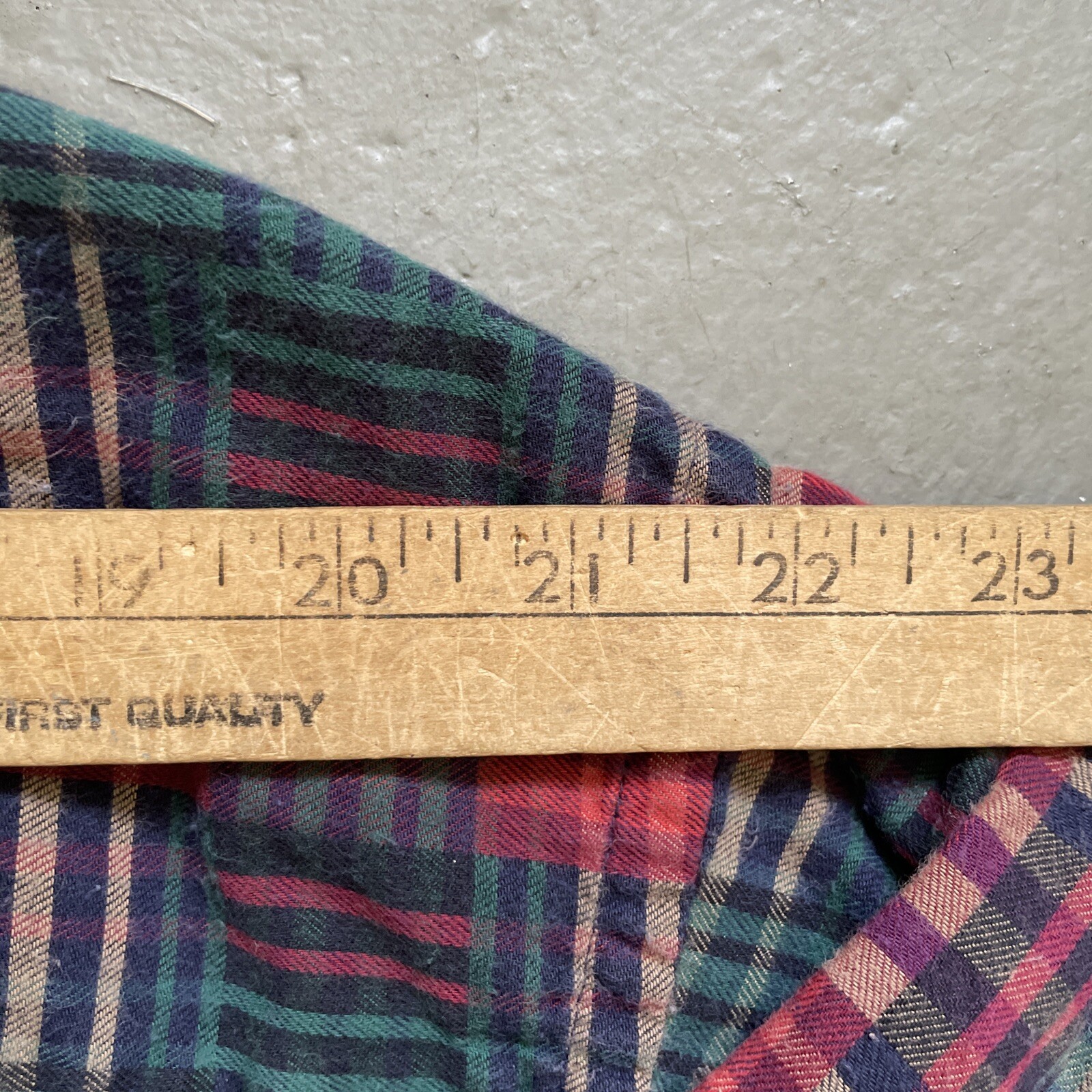 Vintage Orvis Patchwork Flannel Button Outdoor Ca… - image 11