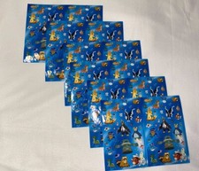 Sandylion Stickers Pokemon lot of 4 SHEETS 8 X 6