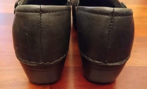 DANSKO Women's Black Leather CLOGS Mule Slip-On Shoes Size: 6.5M or 37 - Picture 10 of 11