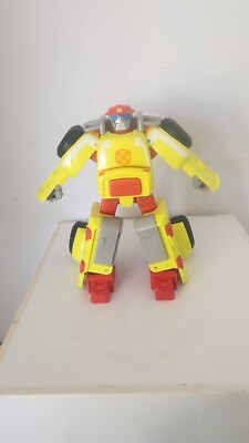 Playskool Heroes Transformers Rescue Bots HEATWAVE FIRE-BOT Used 6''