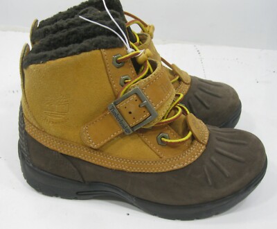 NEW Timberland Youths Mallard Wp Chukka Wheat/Brown Boot youth size  13