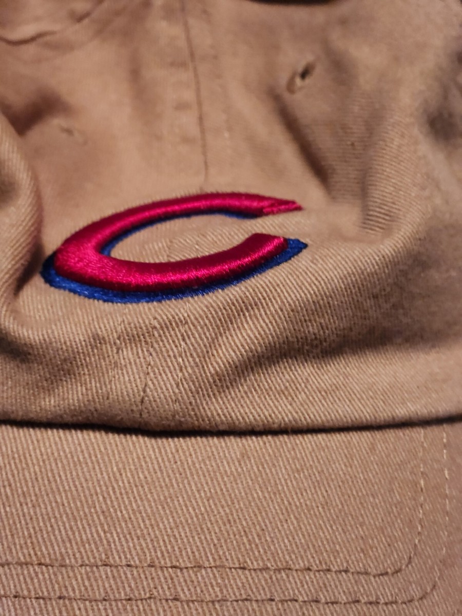 '47 Brand Chicago Cubs Adjustable Khaki Color MLB Baseball Cap Athletic  Outdoors