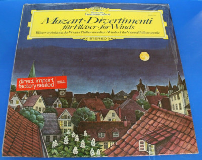 Mozart Divertimenti fur Blaser For Winds-Wiener Philharmoniker LP-DGG 2530 703