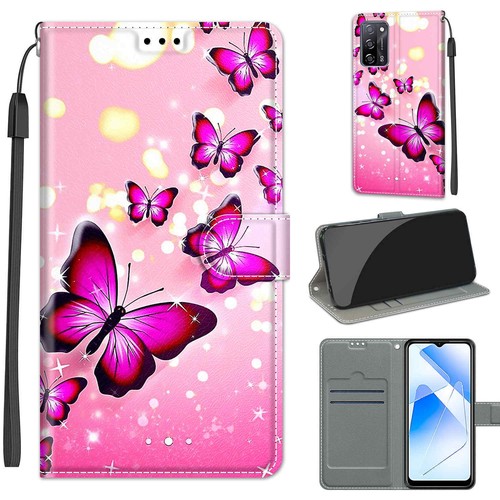For OPPO A72 Phone Case Magnetic Leather Wallet Flip Folio Stand + Lanyard Cover - Picture 12 of 21