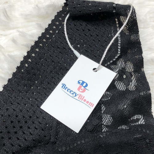 Reggiseno in pizzo Breezy Bloom nero XXL imbottito supporto comfort - Foto 6 di 10