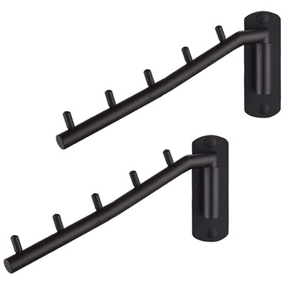 2 Packs Black Folding Wall Clothes Drying Rack Stainless Steel Wall Clothe K6k1 4894864917989 Ebay
