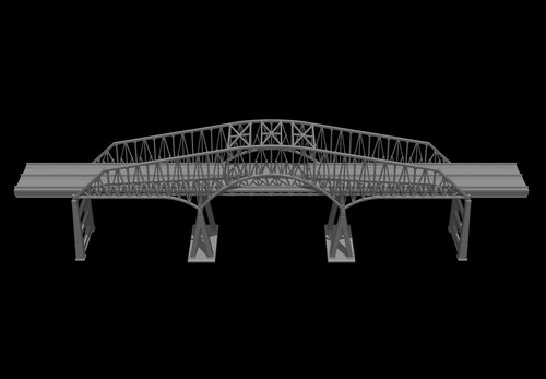 Bridge H0 scale trains Baltimore bridge reproduction File for 3D Printer - 第 6/21 張圖片