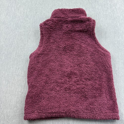 Patagonia Vest Girls Youth Large Maroon Full Zip Los Gatos Fleece Sherpa 65490 - Picture 8 of 8