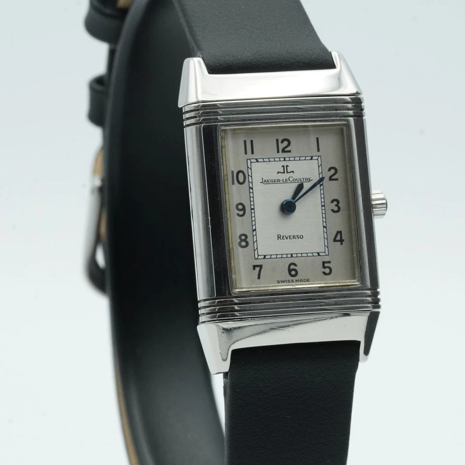 JAEGER LECOULTRE DAMEN UHR 18MM STAHL REVERSO QUARTZ 260.8.08 VINTAGE PAPIERE 2 - Bild 2 von 4