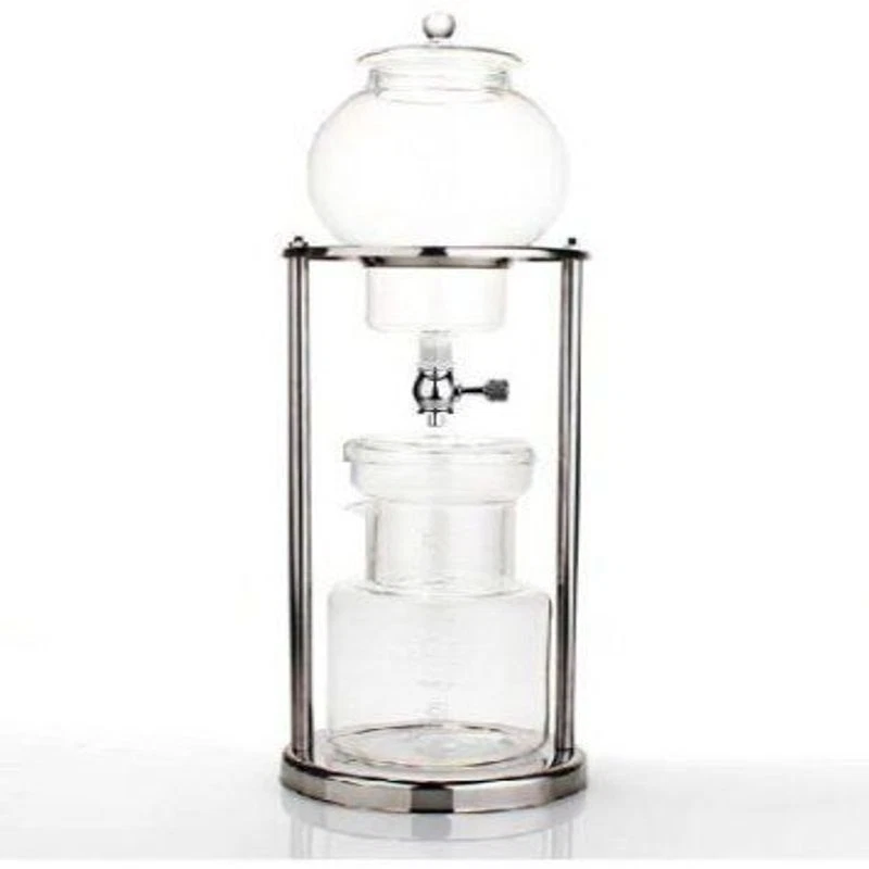 NISPIRA Luxury Ice Cold Brew Dripper Coffee Maker in Stainless Steel Silver - Image 2 of 3