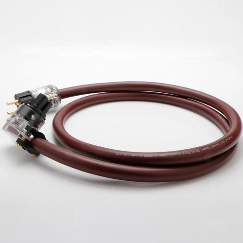12AWG 4N OFC Audio Power Wire US/EU Version Supply Mains & 90° Female Connector - Picture 7 of 8