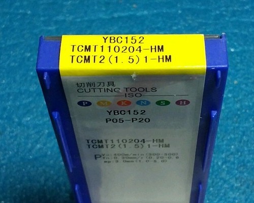 ZCC.CT TCMT110204-HM TCMT2(1.5)1-HM YBC152 CARBIDE INSERTS 10 PCS - 第 3/3 張圖片