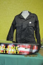 Black Cargo Shirt Camouflage Tactical Military Uniform TruSpe 100 Cot Med LG