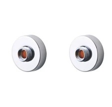 SWIRL BAR VALVE WALL MOUNT FIXING KIT CHROME (8669H