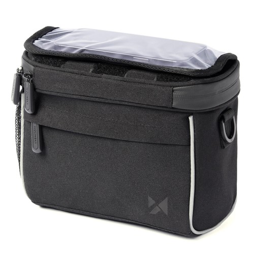Fahrradtasche Lenker Fahrrad MTB Handy Tasche Umhängetasche Wasserdicht Schwarz - Bild 7 von 13