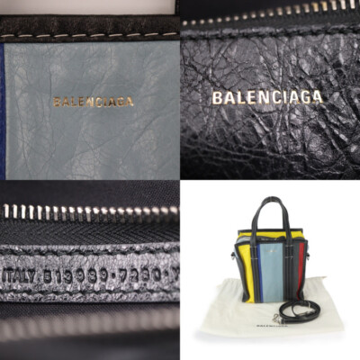 BALENCIAGA Handbag 513989 Bazaar Shopper XS 2WAY Shoulder Bag Tote