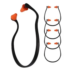 5 PACK TITUS EAR PLUGS NECK BAND SHOOTING FIRING RANGE HEARING NOISE PROTECTION
