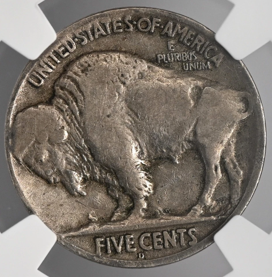 1919-D  5C  BUFFALO NICKEL DENVER MINT  NGC  VG8 (VG08)   #2147138-015 - Image 3 of 4