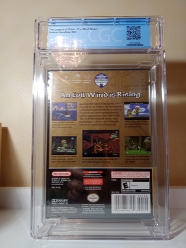 Not For Resale ZELDA WIND WAKER CGC 9.2 A+ Nintendo Gamecube 2004 NFR WATA RARE! - Picture 9 of 10