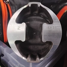 Nascar auto parts racing Richard Petty used signed piston from his racecar RARE!