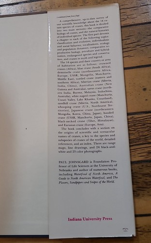 Paul A Johnsgard / Cranes of the World 1983 Hardcover - Picture 4 of 8