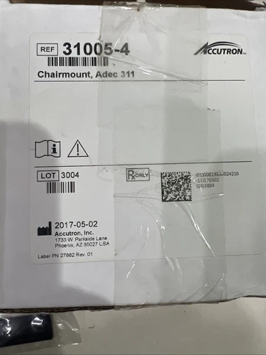 Accutron Aidec 300 Chair Mount Kit PN 31005-4 