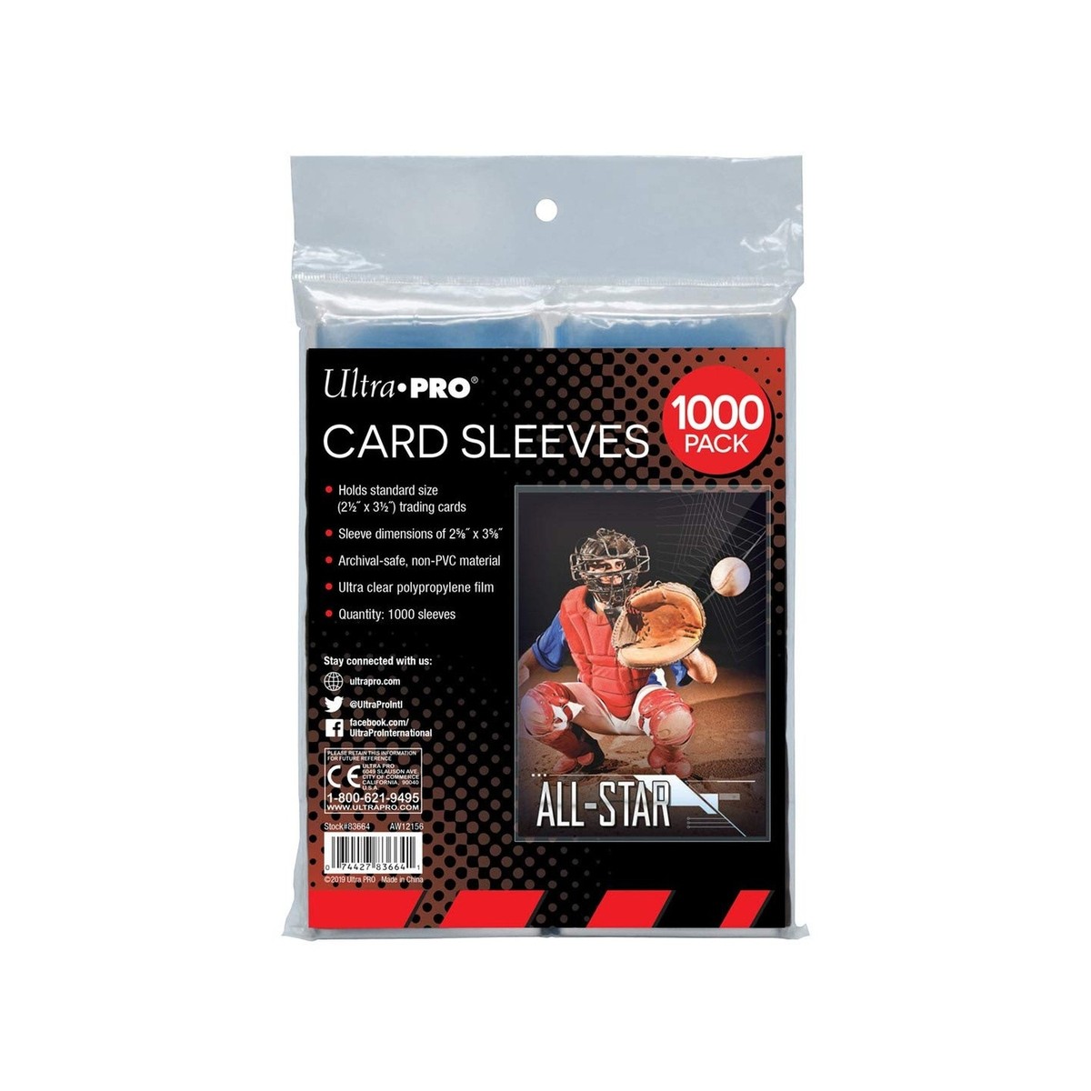 polypropylene card sleeves Ultra-Pro New No Flap UniKeep mini page protectors are archival safe so you can enjoy your collections for years to come. Ultra PRO 2.5" x 3.5"