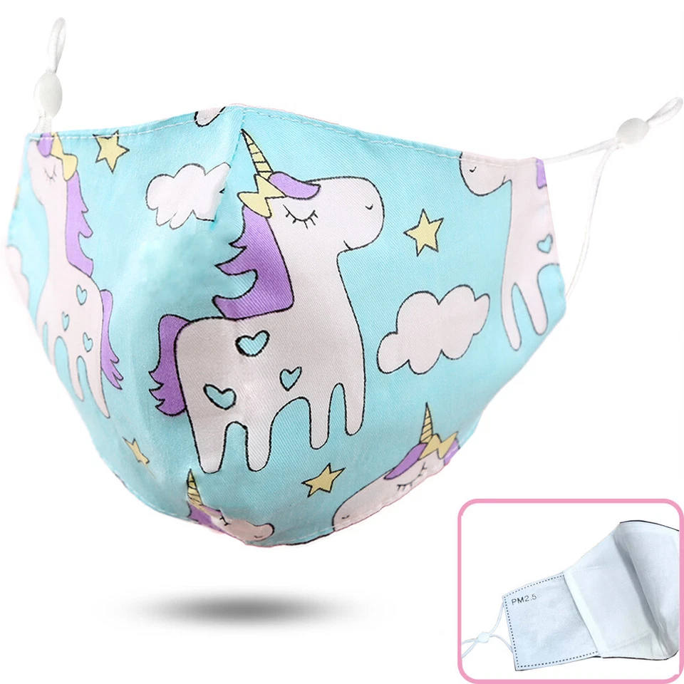 Menge Von 10 Wiederverwendbar Waschbar Tuch Gesicht Hülle Stretch Handmade Maske - Bild 2 von 2