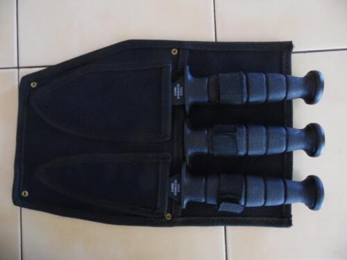 SURVIVAL KNIVES (Set of 3) with FREE Sheath that slips through your belt NEW! - Picture 2 of 12