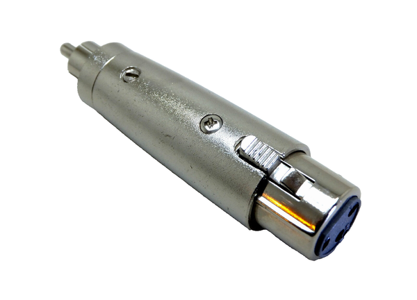 Xlr Adapter, Cinchstecker - Xlr-Kupplunng 3 Polig Mikrofon Xlr-Adapter Maltronik-image