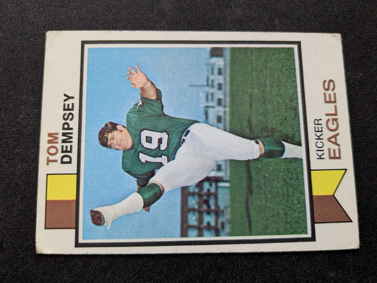 vintage an・an no.31 1973 Topps Football Card # 59 Tom Dempsey - Philadelphia