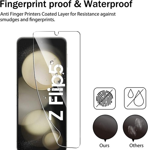 2X Panzerfolie ( Display + Kamera ) für Samsung Galaxy Z Flip 5 5G Glasfolie TPU - Picture 2 of 9