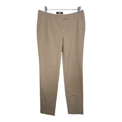 Body By Victoria Trousers Size 6 Tall Brown The Christie Fit Pants Straight Cut - Picture 3 of 12