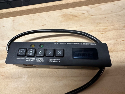 Park heating, Webasto pre-select clock 12 volts, A 0005422011, Mercedes-Benz, R 107 SL - Picture 2 of 3