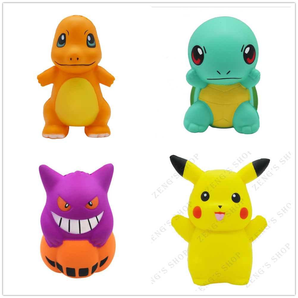 Bandai Pokemon Kanto Region Slowpoke Shellder Pikachu Raichu Bulbasaur  Charmander Squirtle Proportional World Model Toys Gifts - AliExpress