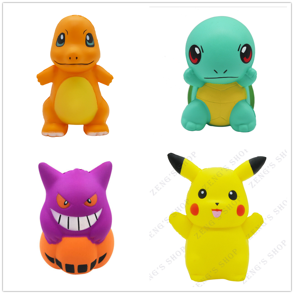 ポケモン スクイーズ Kawaii Jumbo Squishys Slow Rising Pokemon Pikachu Charmander