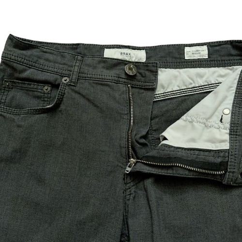 Brax Feel Good Pants Mens Size 30x32 Cooper Fancy Regular Fit Stretch Blue - Picture 3 of 7