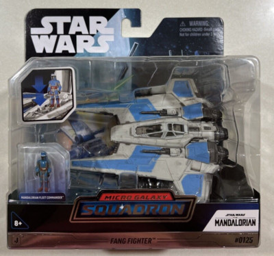 NEW 2024 Star Wars Micro Galaxy Squadron #0125 The Mandalorian Fang Fighter