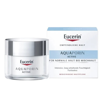 EUCERIN AQUAporin Active Creme normale und Mischhaut Creme 50ml PZN 10961350