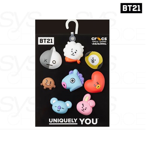 JUEGO DE 8 dijes de colaboración JIBBITZ BT21 x CROCS + número de seguimiento - Imagen 4 de 4