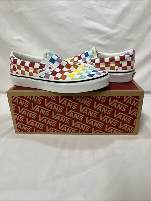 Vans Checkerboard Slip on. New. Mens Sizes: 5 & 5.5. Vans Classic Slip-On Unisex Shoes, Size 5.5, Black/White  main image 4