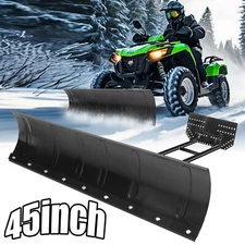 Snow Plow Adjustable 45" Steel Push Blade Universal Kit For Kawasaki Can-Am RZR