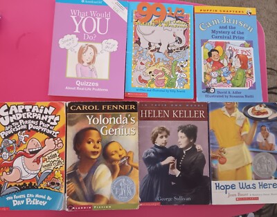 Scholastic Children's Books Mixed Lot Cam Jansen Captain Underpants Various 
