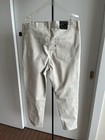 NWT Banana Republic Womens Ultra High Rise Skinny Chino Pants Ivory Beige Sz 14 — photo 7